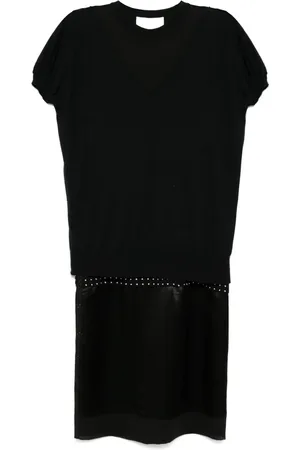 3.1 Phillip Lim Vestido bordado con múltiples combos