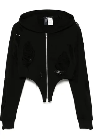 YOHJI YAMAMOTO Hoodie con cierre