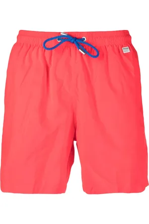 MC2 SAINT BARTH Shorts de playa con parche del logo