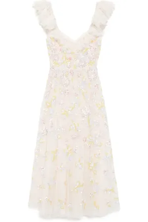 Needle & Thread Vestido estilo flats con lentejuelas