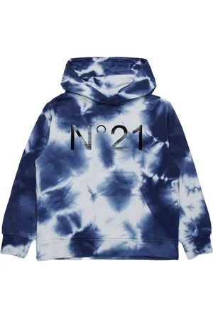 Nº21 Hoodie con estampado tie-dye