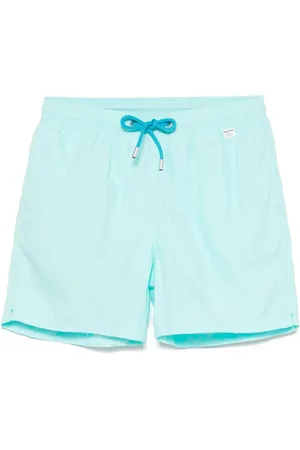 MC2 SAINT BARTH Shorts de playa con parche del logo