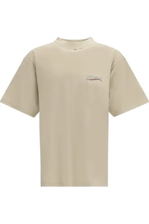 Balenciaga Camiseta de algodón con logo bordado