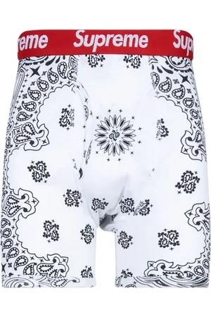 Supreme Boxér con estampado de bandana de X Hanes