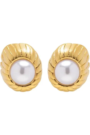 Nialaya Aretes con perla de agua dulce