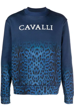 Roberto Cavalli Sudadera con estampado de leopardo