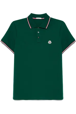 Moncler Playera tipo polo con logo