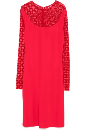 Givenchy Vestido midi con motivo 4G