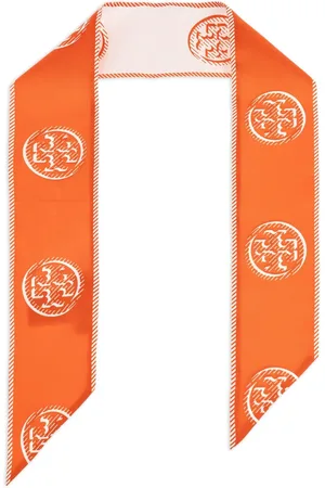 Tory Burch Printed silk neck scarf