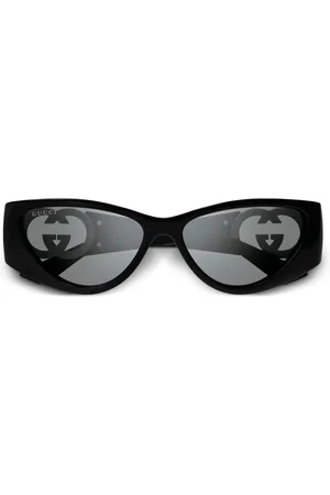 Gucci Lentes de sol con armazón ovalada