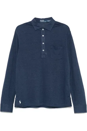 Ralph Lauren Playera tipo polo manga larga
