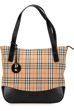 Burberry Bolsa de mano Haymarket Check Canvas del siglo XX