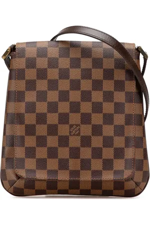 LOUIS VUITTON Bolsa crossbody Damier Ebene Musette Salsa Long Strap 2005