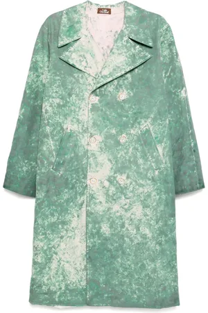 Stain Shade Abrigo con motivo tie-dye