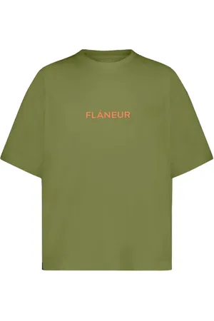 FLÂNEUR Playera con logo estampado
