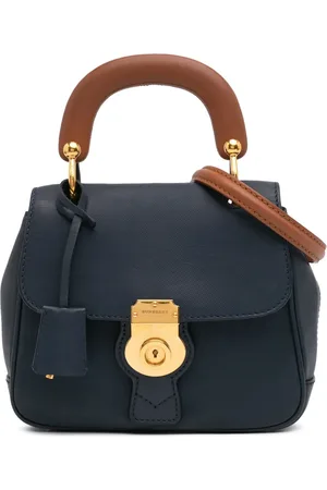 Burberry Bolsa satchel DK88 pequeña de piel de becerro 2011-2024