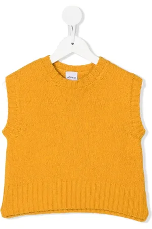 Aspesi Top tejido con cuello redondo
