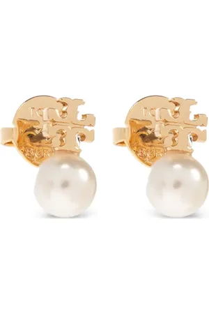Tory Burch Aretes con perla
