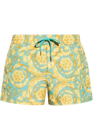 VERSACE Shorts de playa con estampado Barocco