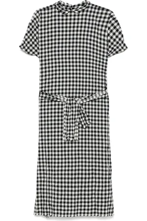 DANIELA GREGIS Vestido con motivo de cuadros gingham