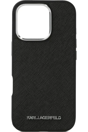 Karl Lagerfeld Funda para iPhone 16 con detalles de cristal