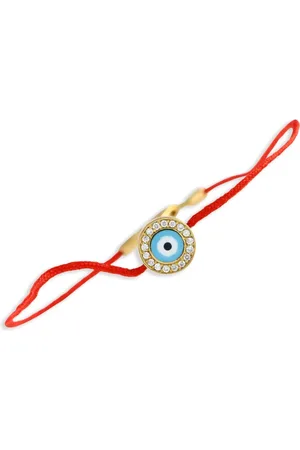 Aaron Basha Pulsera con ojo turco en oro amarillo de 18 ct con diamante