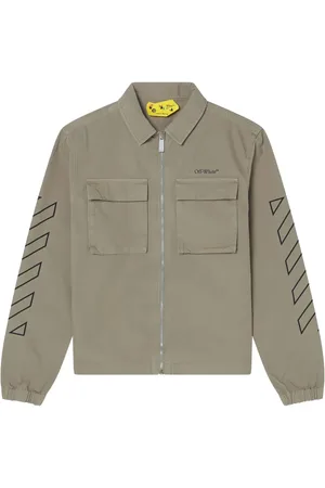 OFF-WHITE Chamarra con motivo Diag