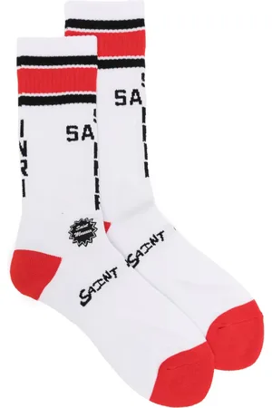 SAINT MXXXXXX Calcetines tejidos con logo en intarsia