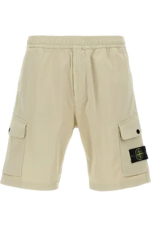 Stone Island Shorts cargo con distintivo Compass