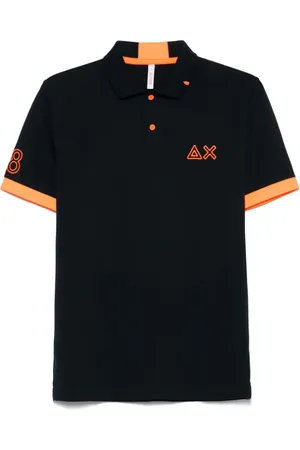 sun68 Playera tipo polo con logo bordado