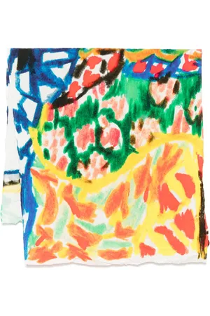 DANIELA GREGIS Basilico-print scarf
