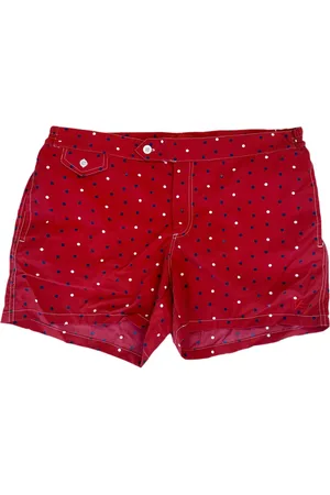 ISAIA Shorts de playa con lunares estampados