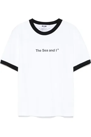 Msgm Playera con eslogan