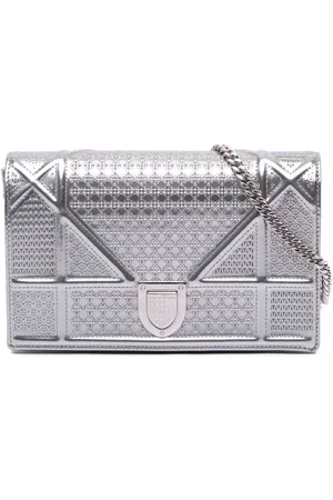 Dior Bandolera Patent Microcannage Diorama Wallet on Chain 2017
