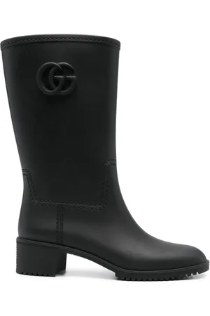 Gucci Botas de lluvia Double-G con tacón de 50mm