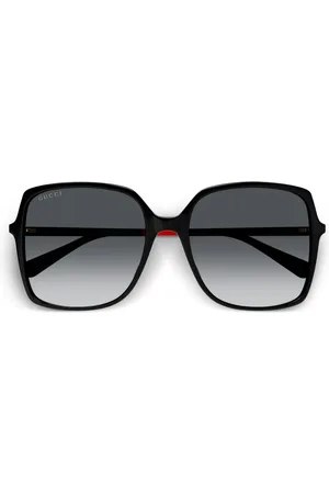 Gucci Lentes de sol con armazón cuadrada