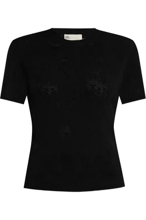Tory Burch Top tejido con perforaciones