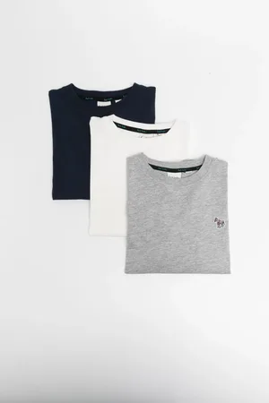 Paul Smith Playera con parche del logo (set de 3)
