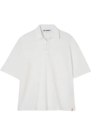 SUNNEI Playera tipo polo tejida de canalé