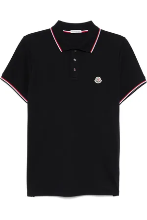 Moncler Playera tipo polo con parche del logo