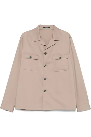 TAGLIATORE Camisa con cuello cubano