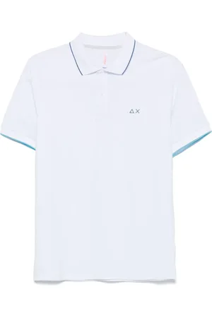 sun68 Playera tipo polo con ribete en contraste