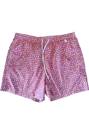 ISAIA Shorts de playa con estrellas estampadas