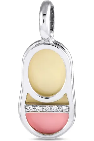 Aaron Basha Pulsera en oro blanco de 18kt con diamante