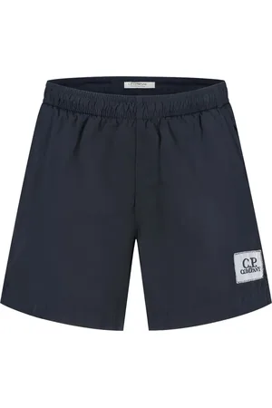 C.P. Company Shorts de playa con parche del logo
