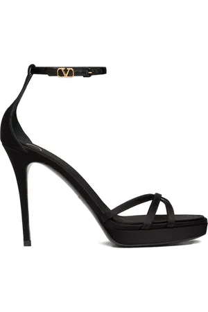 VALENTINO GARAVANI Sandalias con hebilla del logo y tacón de 105mm