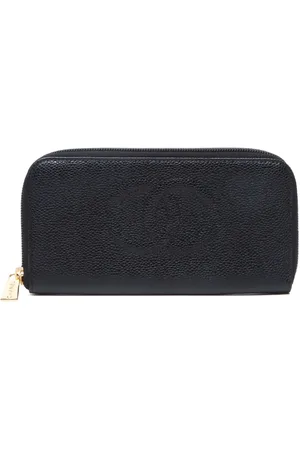 CHANEL 2005-2006 CC caviar-leather wallet