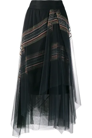 Brunello Cucinelli Falda a capas
