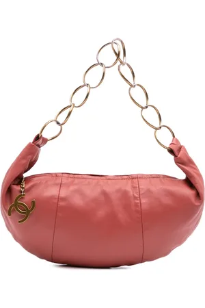 CHANEL Bolso hobo CC Ring de piel de borrego 2002-2003