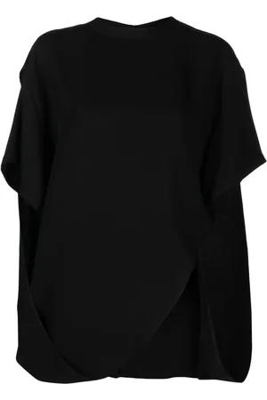 VALENTINO GARAVANI Playera asimétrica con detalle drapeado
